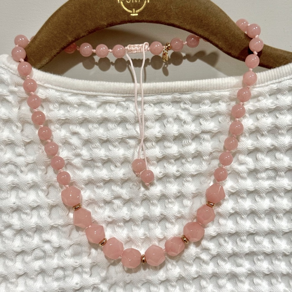 Lola Rose Women's Pink Rock Crystal Necklace
